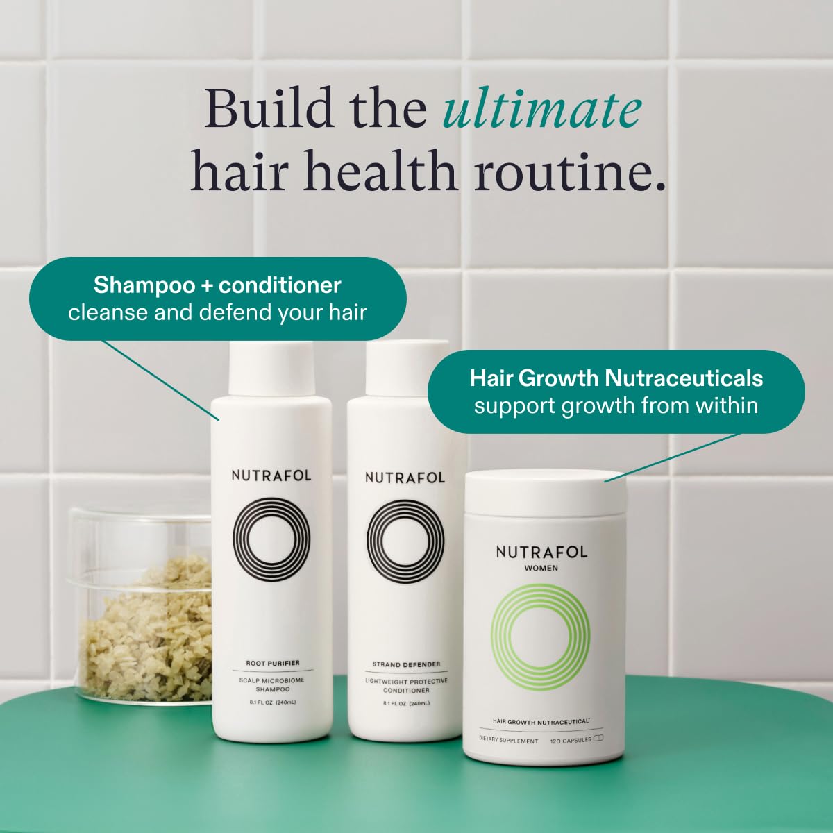 Nutrafol Hair Growth Supplements, For Women Ages 18 and Over