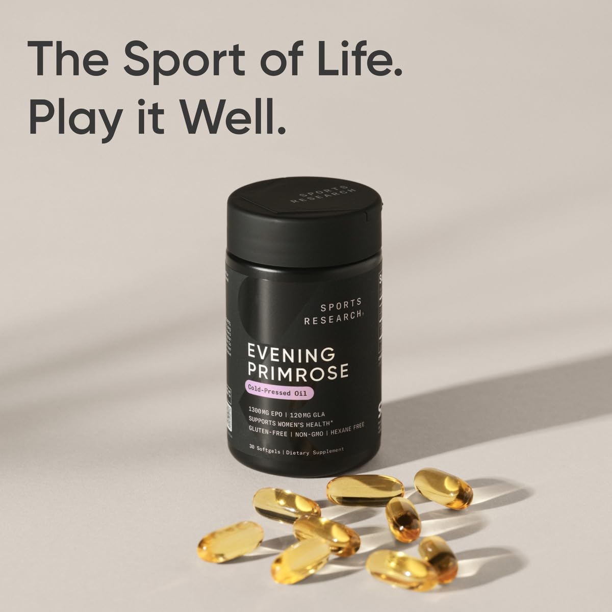 Sports Research Evening Primrose Oil, Breast Pain Relief