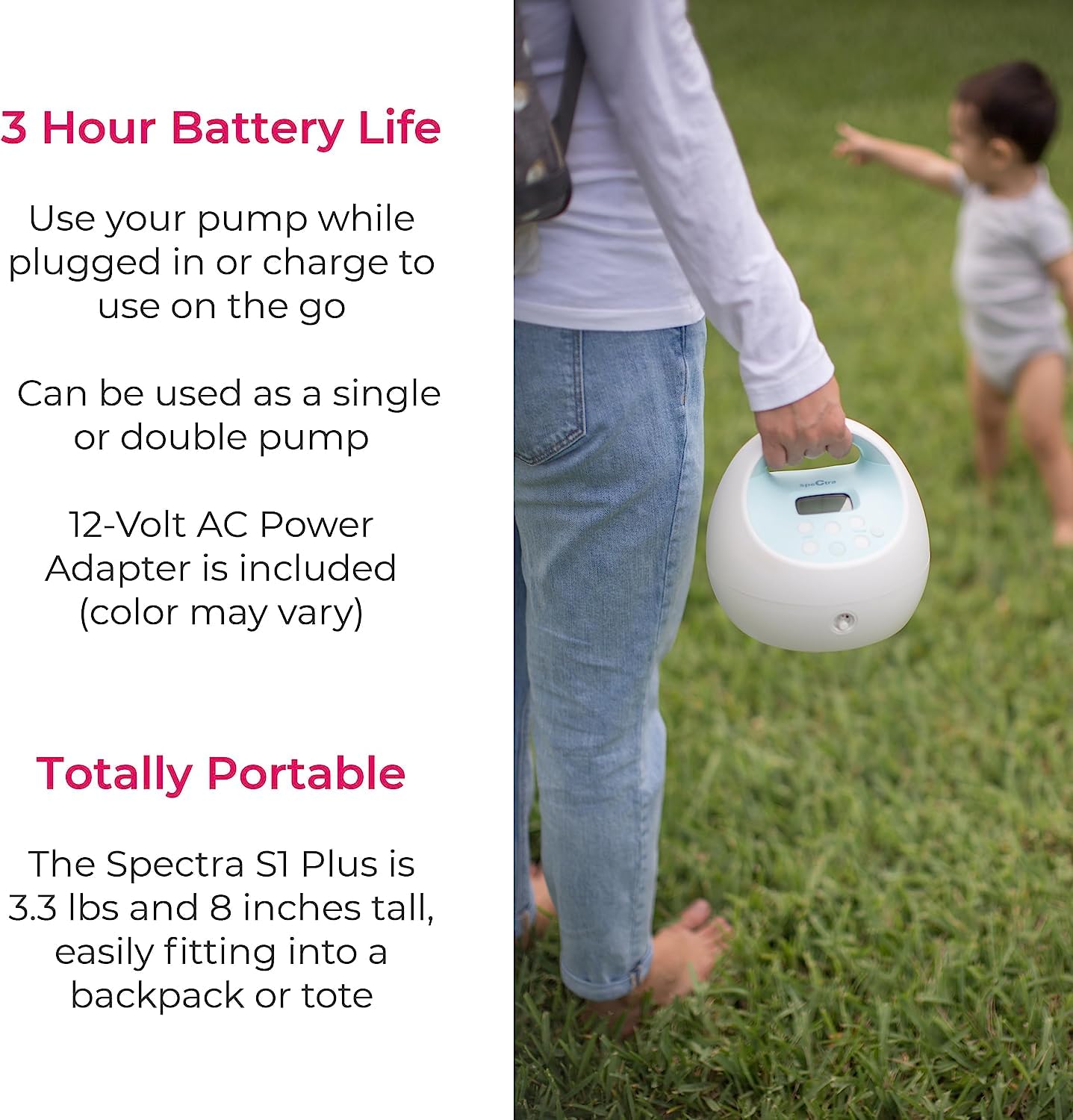 Spectra S1 Plus Electric Breast Milk Pump for Baby Feeding