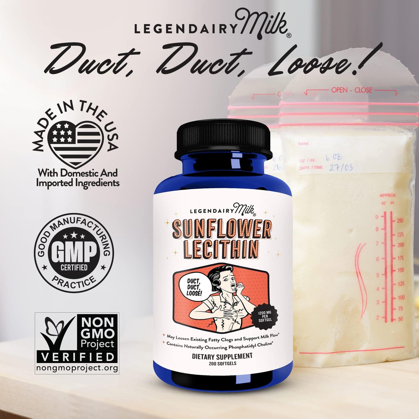 Legendairy Milk Sunflower Lecithin 1200mg