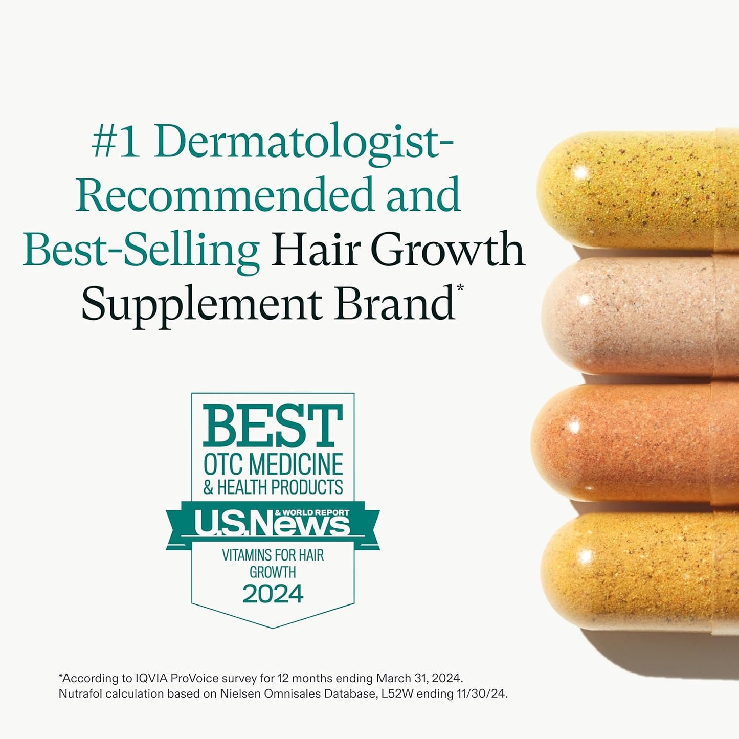Nutrafol Postpartum Hair Growth Supplements,