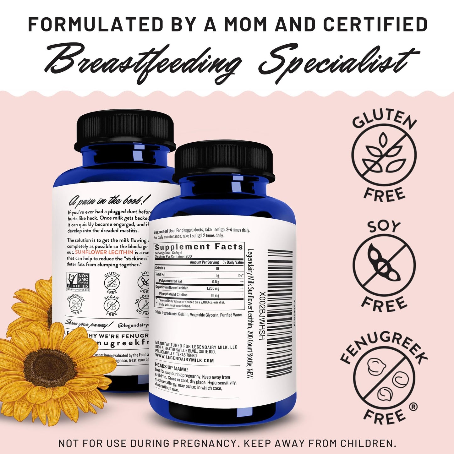 Legendairy Milk Sunflower Lecithin 1200mg