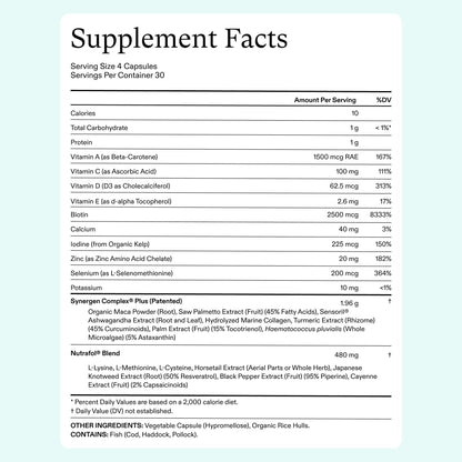 Nutrafol Balance Hair Growth Supplements, Ages FortyFive and Up