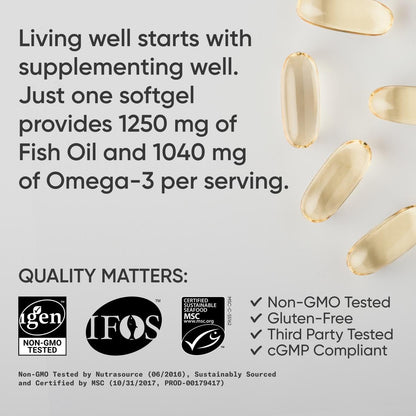 Sports Research Triple Strength Omega 3 Fish Oil