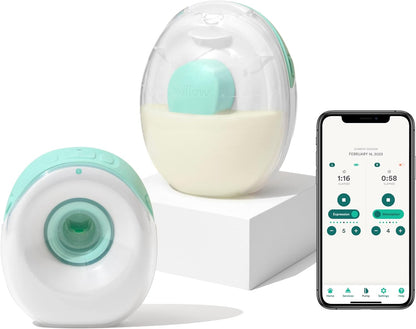 Willow Go Wearable Breastfeeding Pump and Teal Case