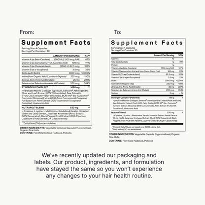 Nutrafol Hair Growth Supplements, For Women Ages 18 and Over