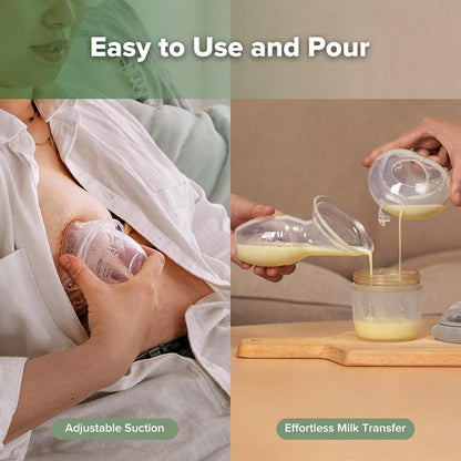 haakaa Manual Breast Pump for Breastfeeding  and Ladybug Milk Collector Combo
