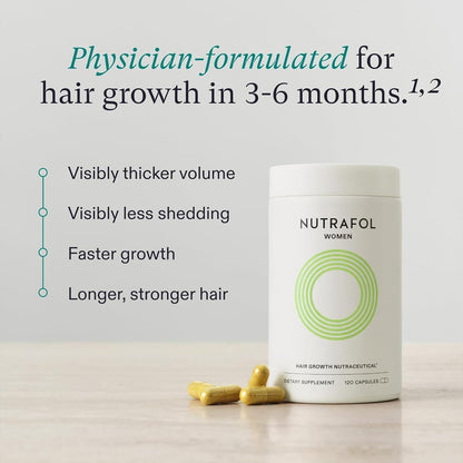Nutrafol Hair Growth Supplements, For Women Ages 18 and Over