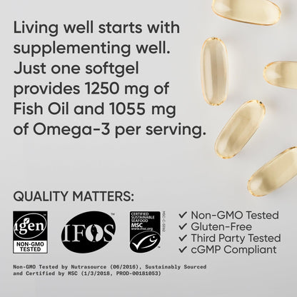 Sports Research Triple Strength Omega 3 Fish Oil